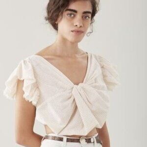 Rachel Comey Crush Top in Beige Size 6